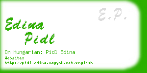 edina pidl business card